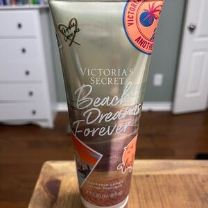 Victoria's Secret Beach Dreams Forever Fragrance Lotion - Gold and Pink